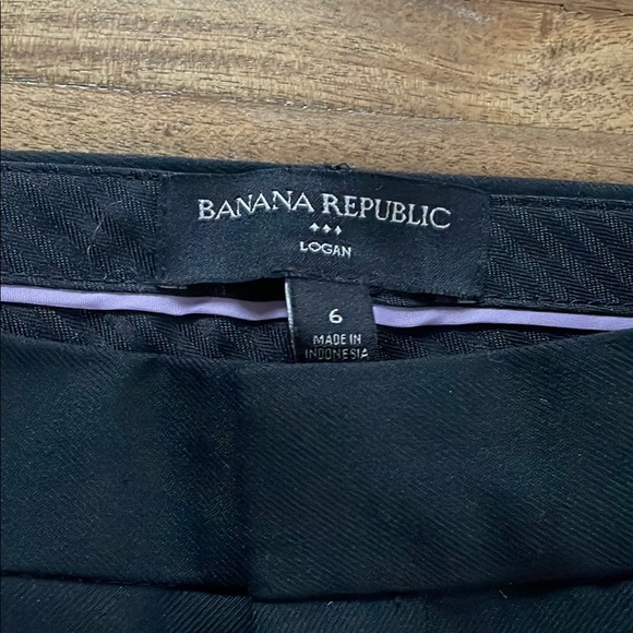 🩷Sale🩷 Banana Republic Black Trousers Straight Leg - NWOT - Sz 6 - Picture 5 of 6